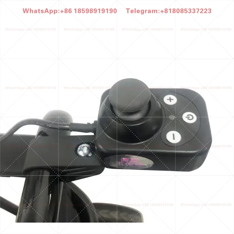 Electric Wheelchair Caregiver Remote Joystick, 360° Portable Control Panel Simple Installation