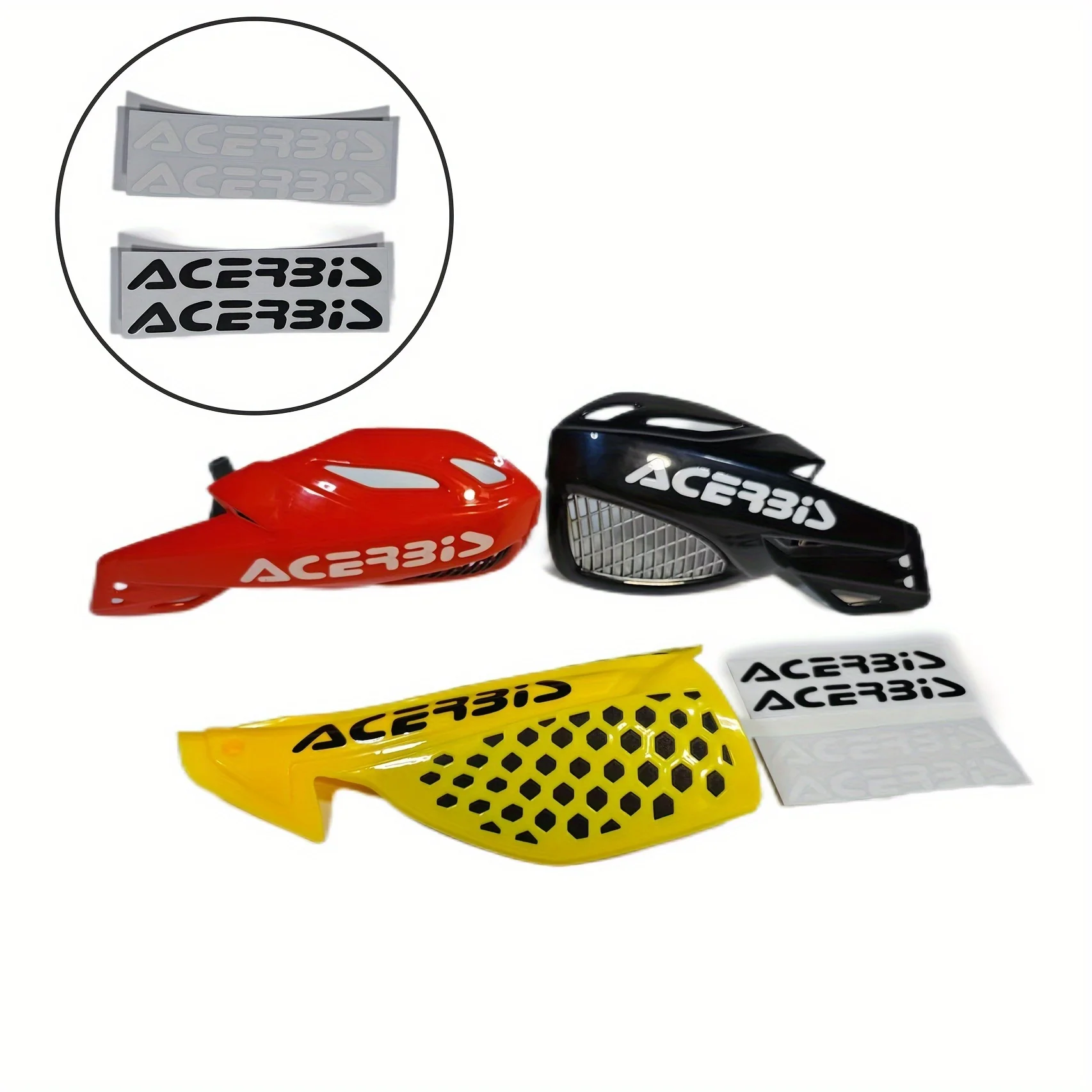 Adesivos de cola macia em inglês 3D – exclusivos e modernos, adicionam brilho ao tanque de combustível da sua motocicleta/corpo/protetor de mão/capace
