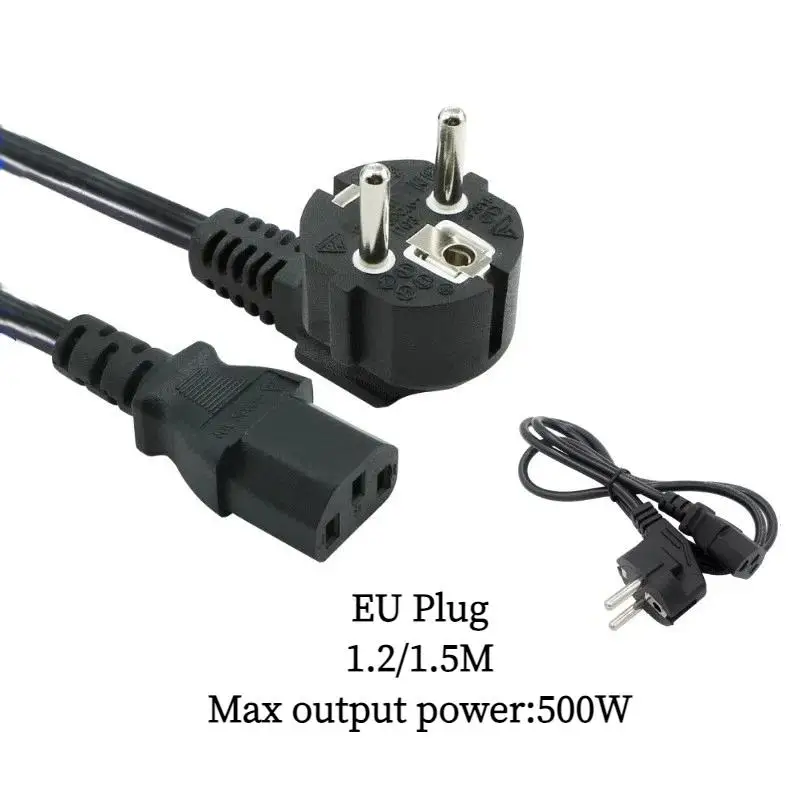 

EU Plug Power Cable Power Adapter Extension Cord For Notebook TV Monitor PC Computer Printer PC Laptop