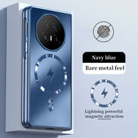 Strong Magnetic Luxury AG Matte Case For Honor Magic V5 V3 Vs3 Vs2 V2 Anti-fingerprint Protector Wireless Charge Back Cover