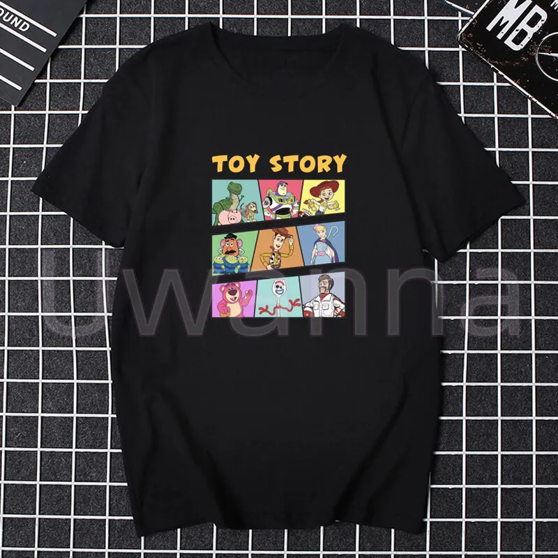Toy Story T Shirt Women Graphic Tops You've Got A Friend in Me Tshirt Short Sleeve Harajuku Cartoon T-Shirt Streetwear Clothes