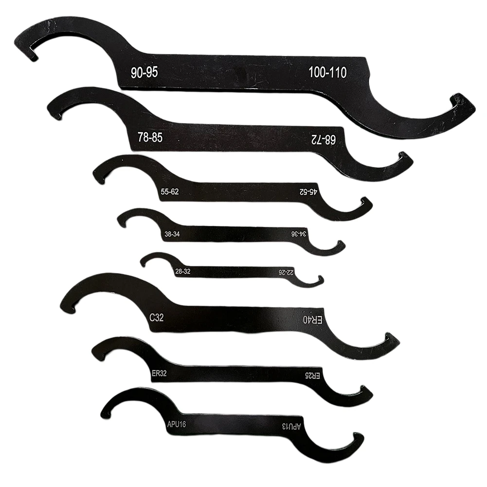 

Double-ended Adjustable C Hook Wrench Set For Shock Absorbers Engraving Machines Household Supplies Home Household Merchandises