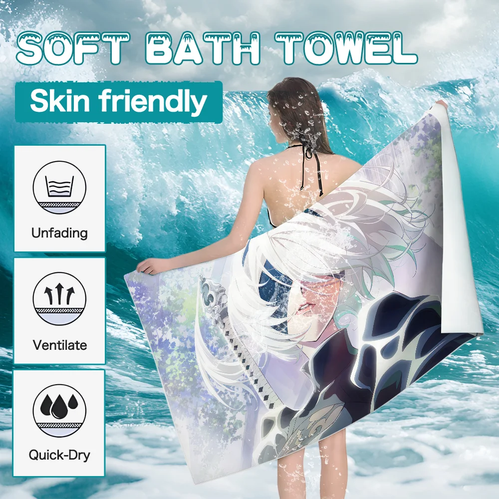 N-NieR A-Automata Towel Ultra Soft Absorbant Quickdry Large Beach Towels Personalized Gym Sport Bath Towels