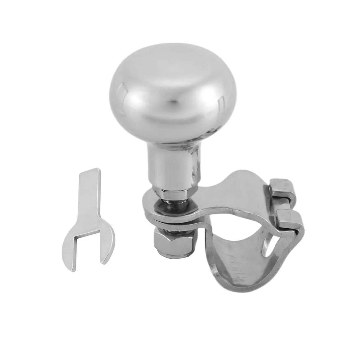 T34C 316 Stainless Steel Boat Steering Wheel Spinner Knob for Boat Yacht, Boat Maneuvering Knob Fits Rim