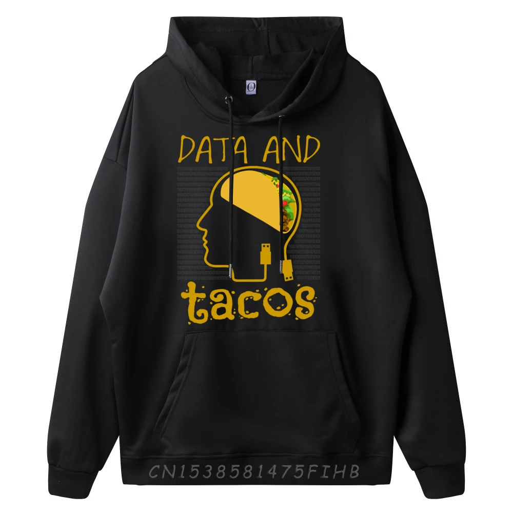 Data Analyst Computer Programmer Math Geek Taco Lover Clothing Hoodies Men Happy New Years