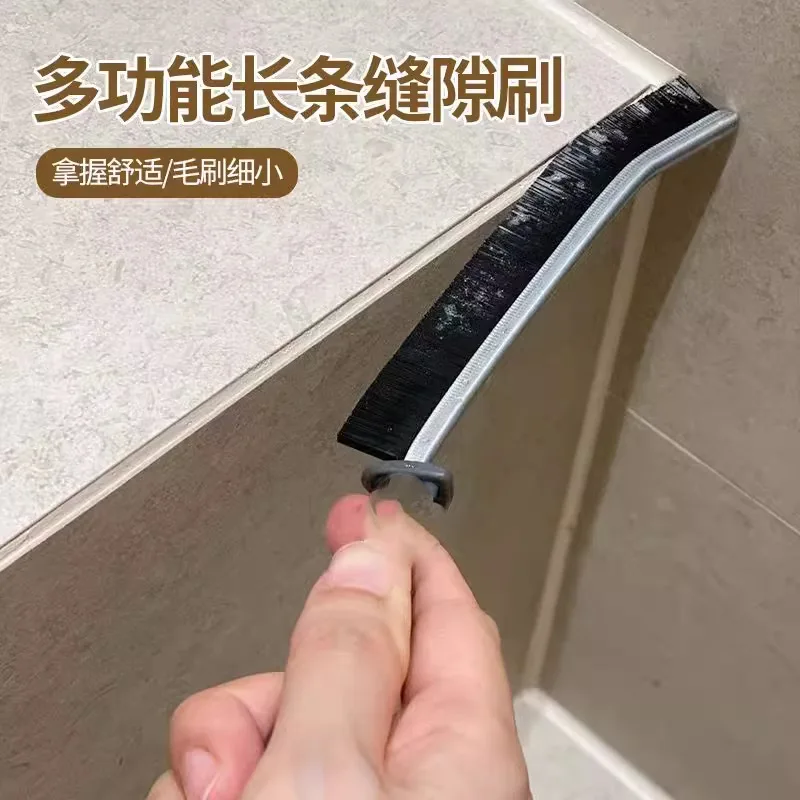 

Многофункциональная бытовая щетка для чистки щелей, щетка для щелей, щетка для пола в ванной, щетка для чистки оконных щелей, щетка для пола.