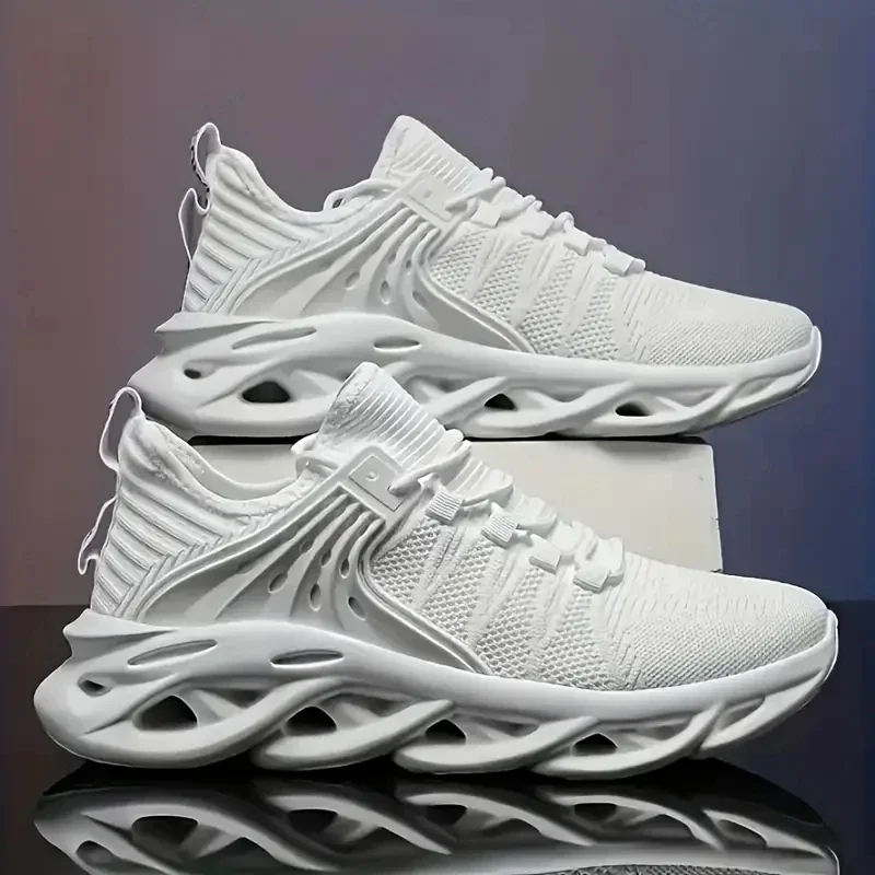 أحذية رياضية كاجوال للرجال قابلة للتنفس، أحذية ركض شبكية هوائية خفيفة الوزن للصيف والرياضات الخارجية Zapatillas للذكور مقاس كبير 39-48