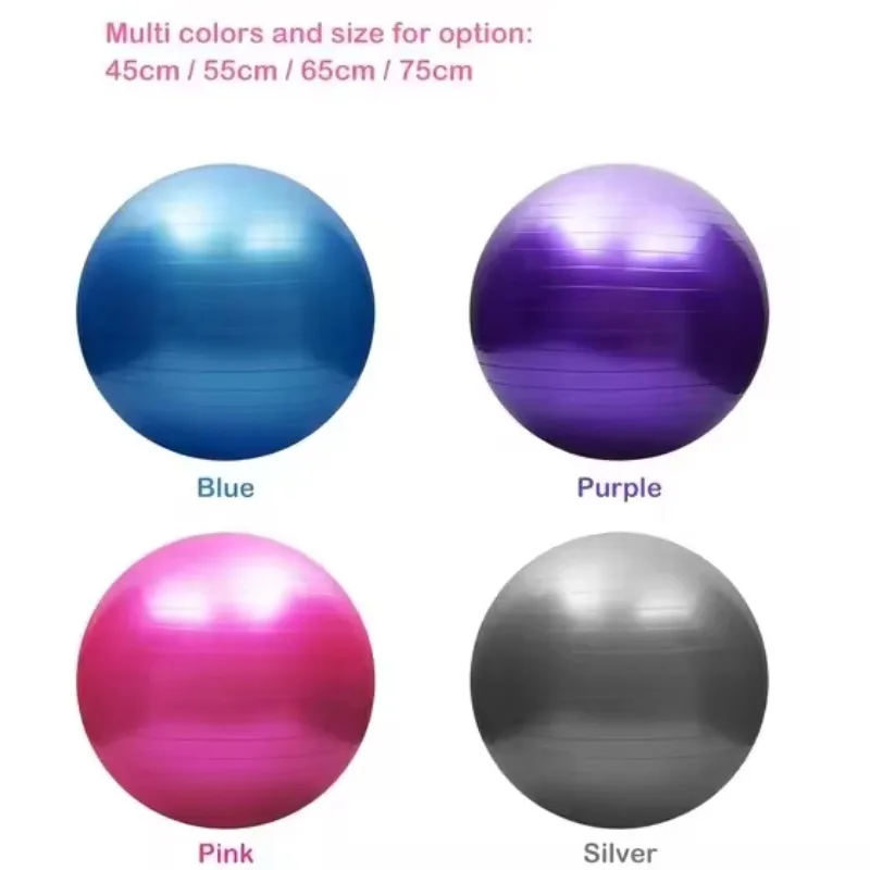 

Wholesale Eco Friendly Fitness 45CM Big Yoga Body Building Gym Fitness Stability Yoga Balance Exercise Ball