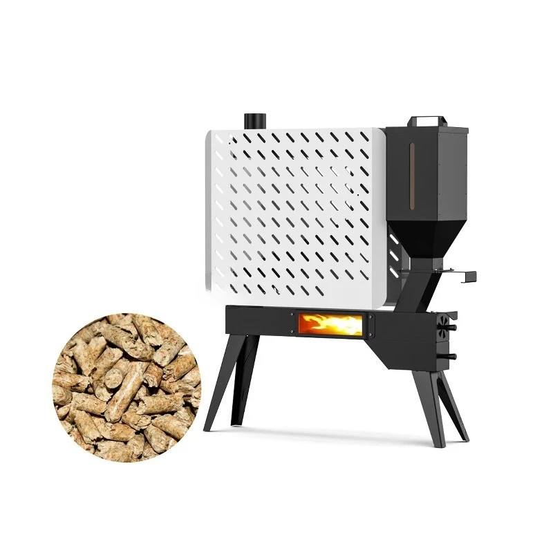 

Modern Freestanding Non-Electric Indoor/Outdoor Pellet Stove Heater Fireplace