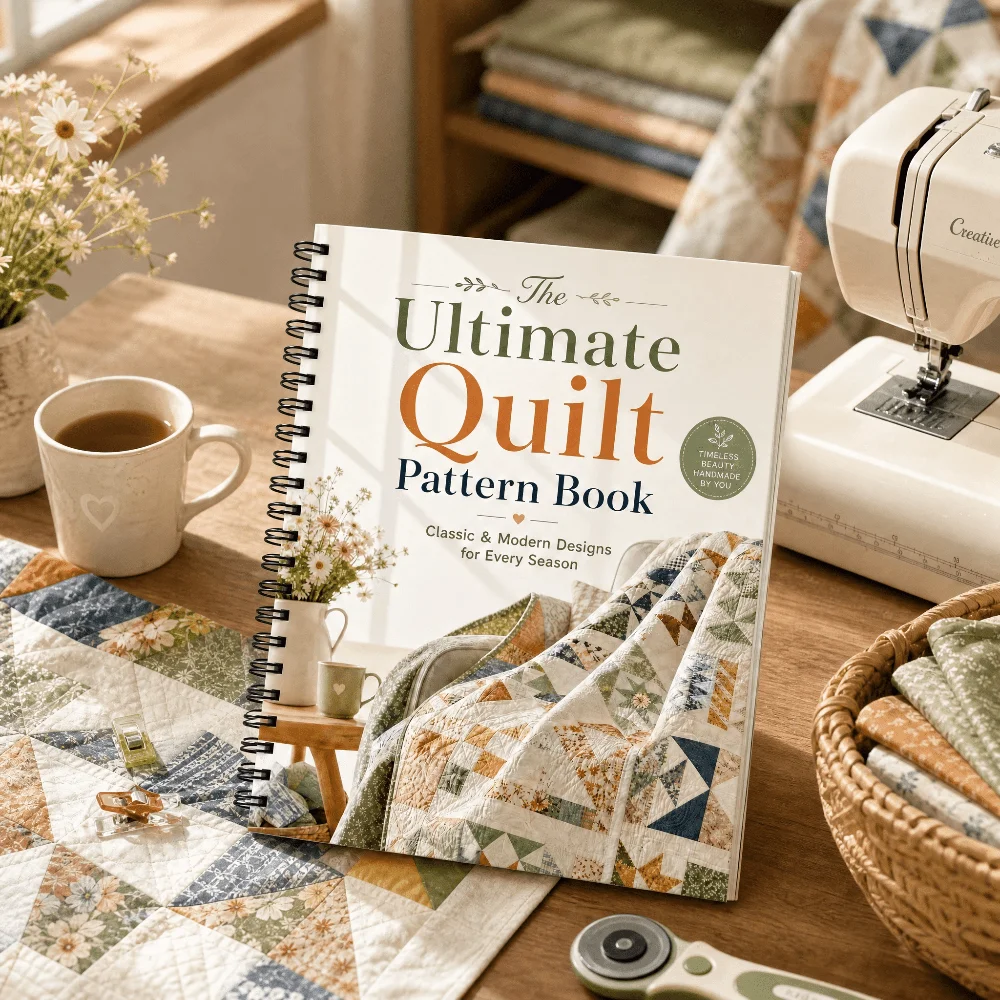 The Ultimate Quilt Pattern Book-The Ultimate Quilt Pattern Book, Modern & Farmhouse Quilting Designs, Patchwork Sewing Templates