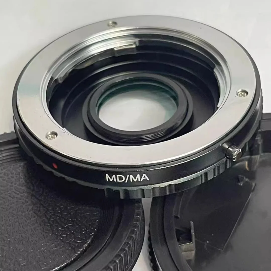 

Переходное кольцо для объектива Minolta MD с креплением для зеркальной камеры Sony MA AF A77 A99, конвертер с корректирующим стеклянным элементом Infinity Focus