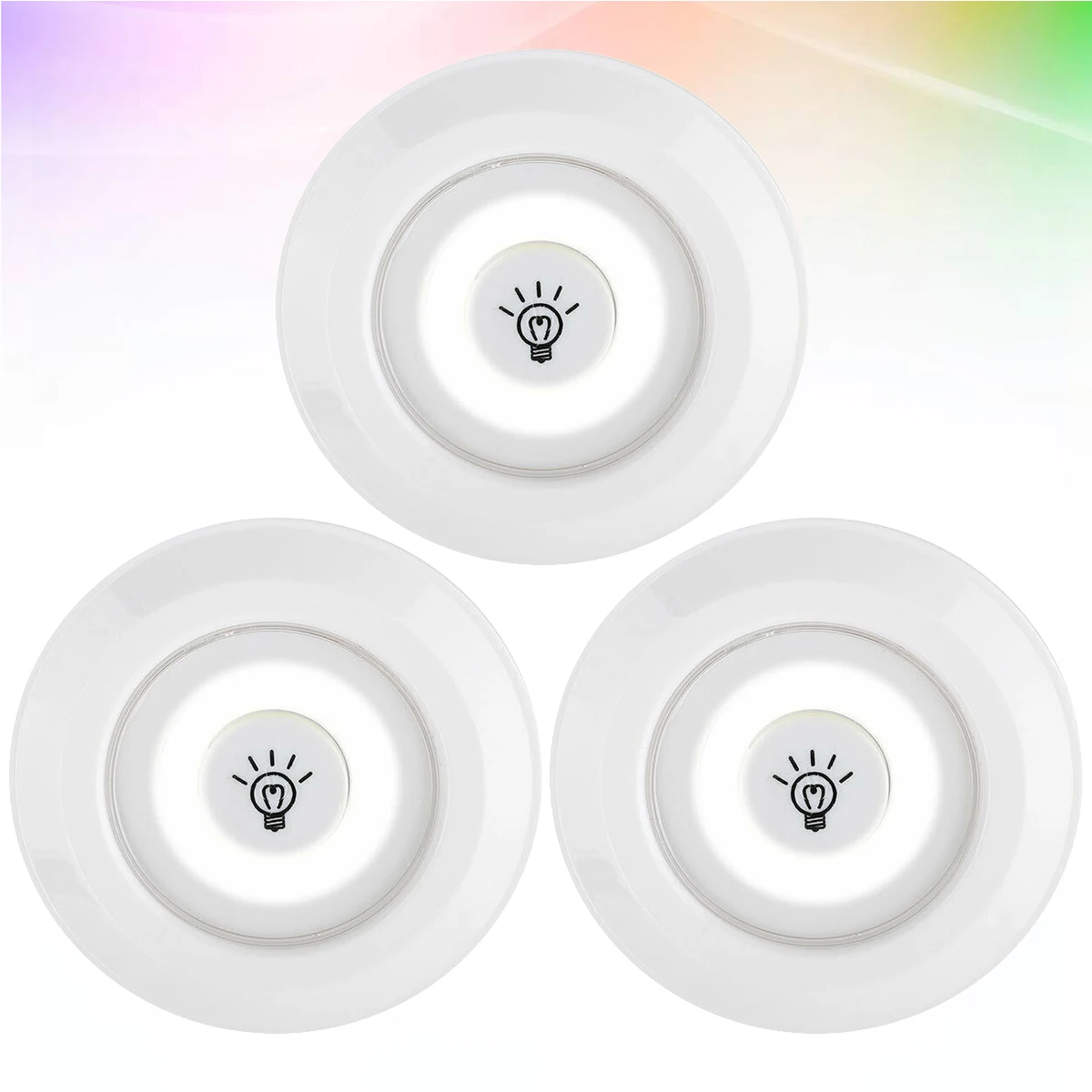 

3pcs Touch Cabinet Night Wireless Cob Closet Wall Mountable Bedroom Light Infrared Switch Bright White Light Kitchen Bedroom