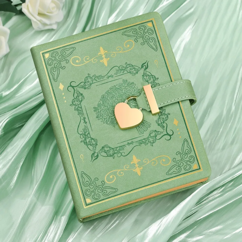 

Secret Diary B6 Diary Book 288 Pages Dirt-proof Memo Notebook PU Leather with Lock Word Book Women