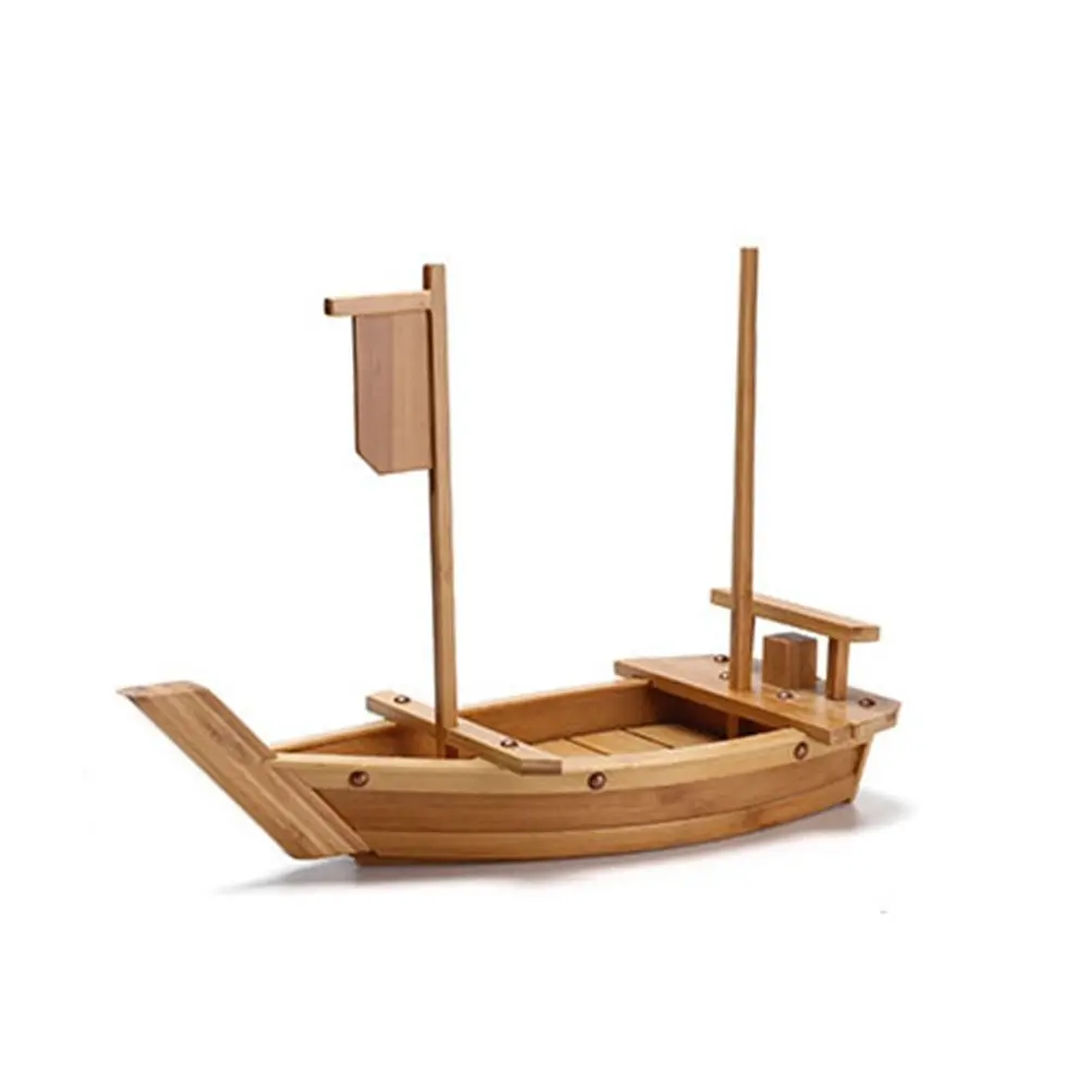 

Cold Dish Wooden Sushi Tool Sashimi Platter Food Serving Dish Japanese Cuisine Seafood Tool Tableware Sushi Boat Sushi Tray