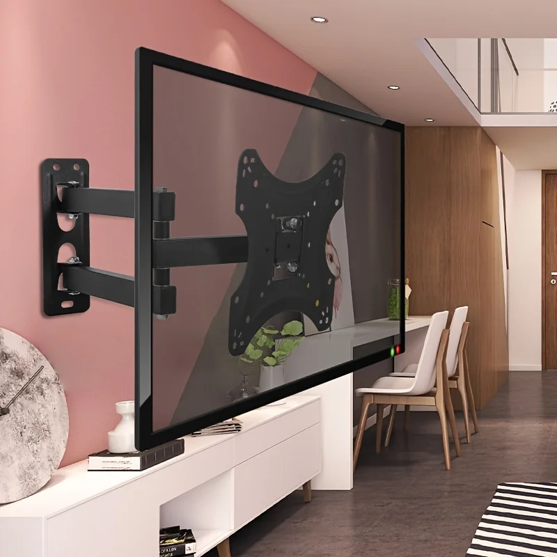 Fotografia 6: Suporte de parede para tv, 32-55 polegadas, lcd, led, ajustável, suporte de parede para tv, braço longo, montagem na parede, max vesa 400x400mm