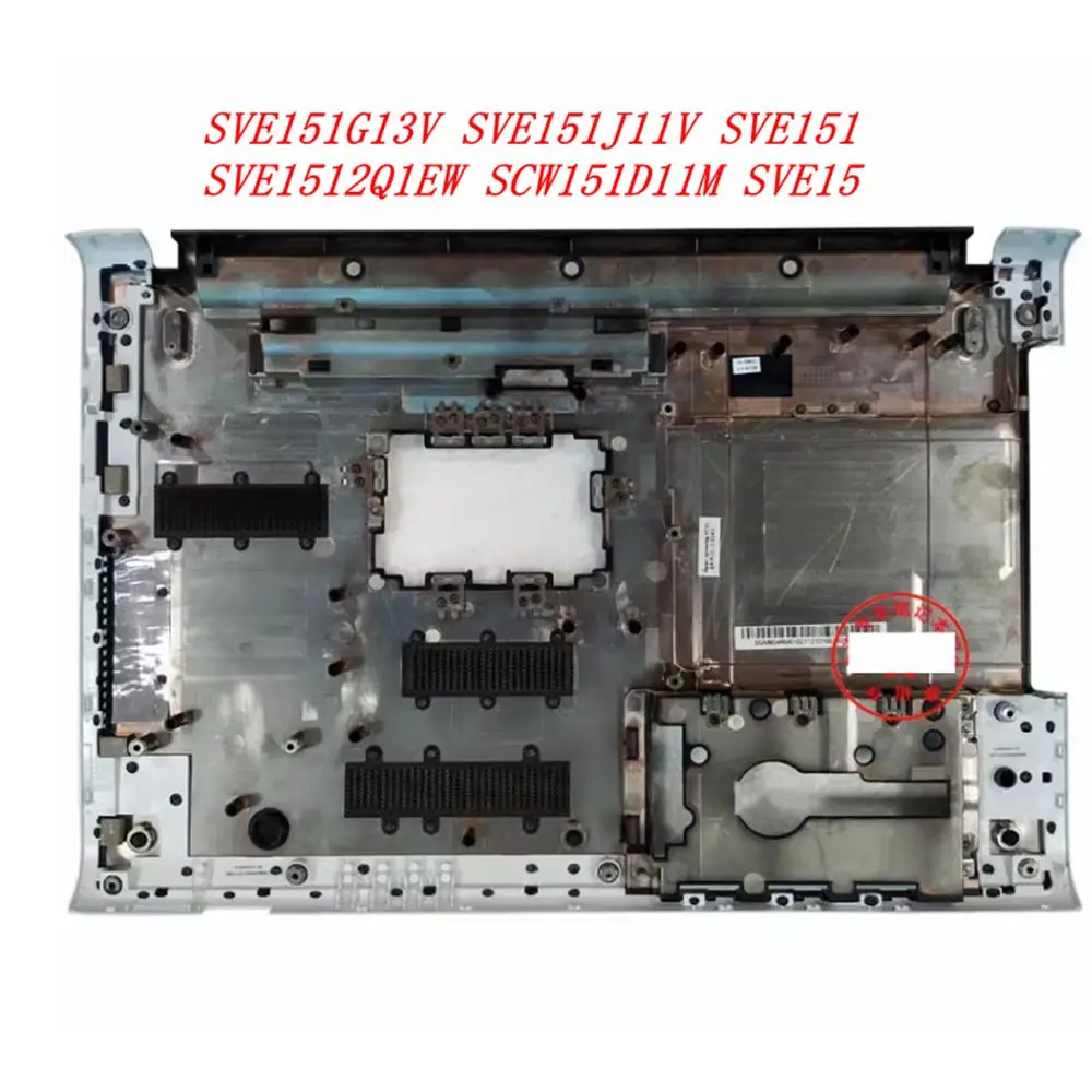 جديد الأصلي الكمبيوتر المحمول أسفل قاعدة غطاء لسوني سوني SVE15 SVE151G13V J11V SVE1512Q1EW SCW151D11M الأبيض حافة حافظة سوداء قذيفة