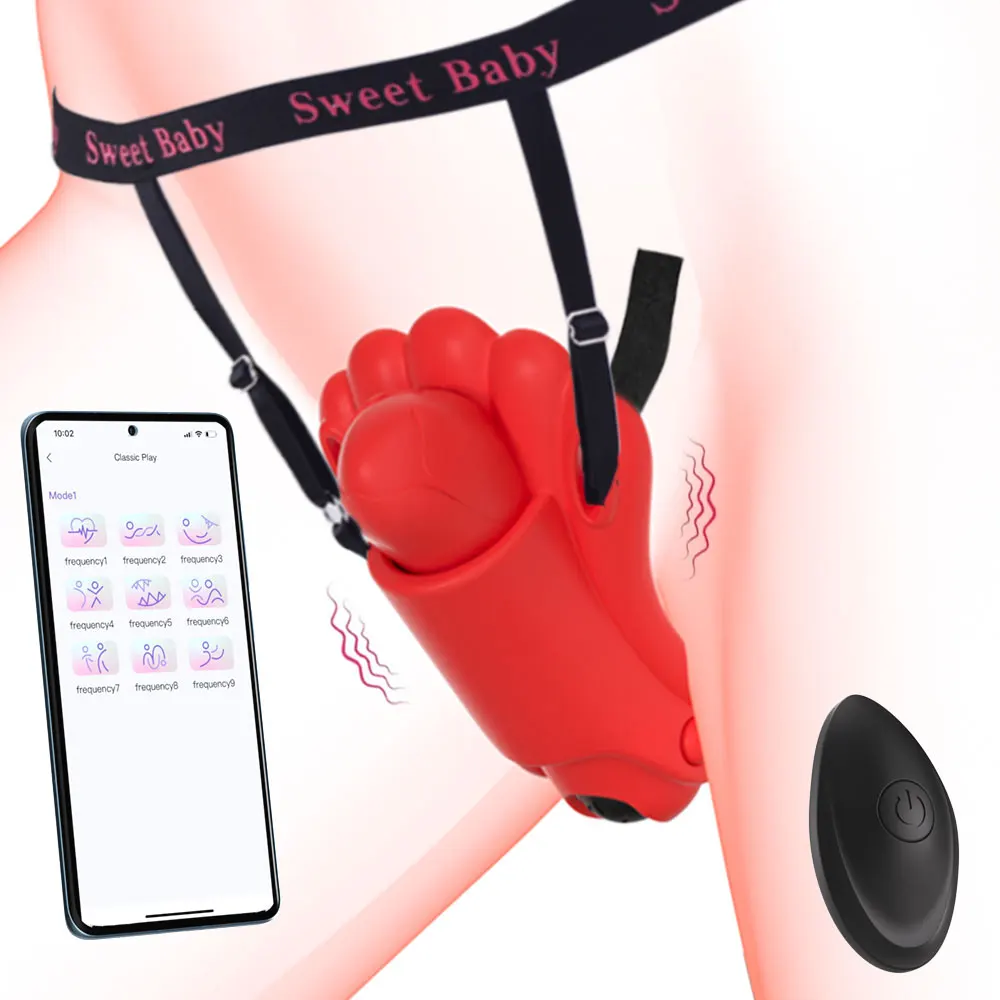 يمكن ارتداؤها التحكم عن بعد APP هزاز الجنس لعب الكبار G بقعة محفز البظر مع 9 دسار قوي تهتز للنساء الأزواج