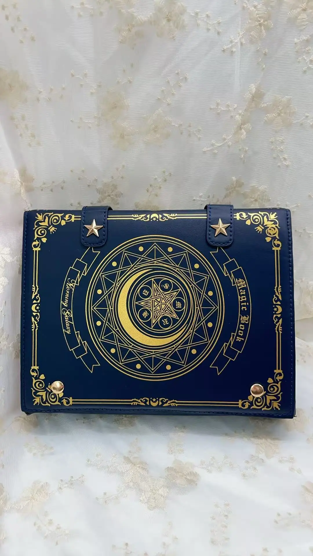 Anime Cosplay Magic Grimoire Rucksack Niedliche transparente Umhängetasche für Frauen Große Kapazität Studenten-Büchertasche für den täglichen Gebrauch – Detail 2