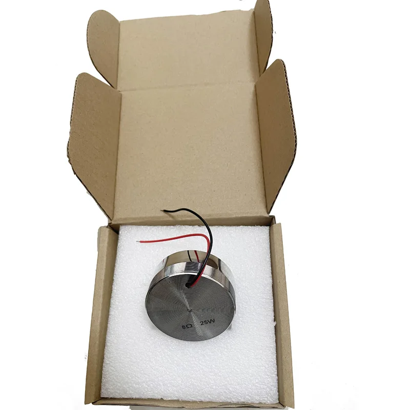 1 шт. 44 50 мм 25 Вт высокая мощность резонансный вибрационный шейкер динамик низкочастотный бас привод самолет динамик для соседей