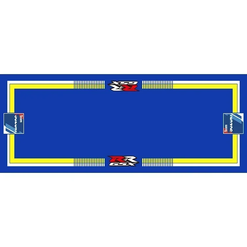 Motorfiets tapijt polyester parkeermat display tapijt racefiets tapijten mat antislip nachtkast tapijten op maat gemaakte display tapijt