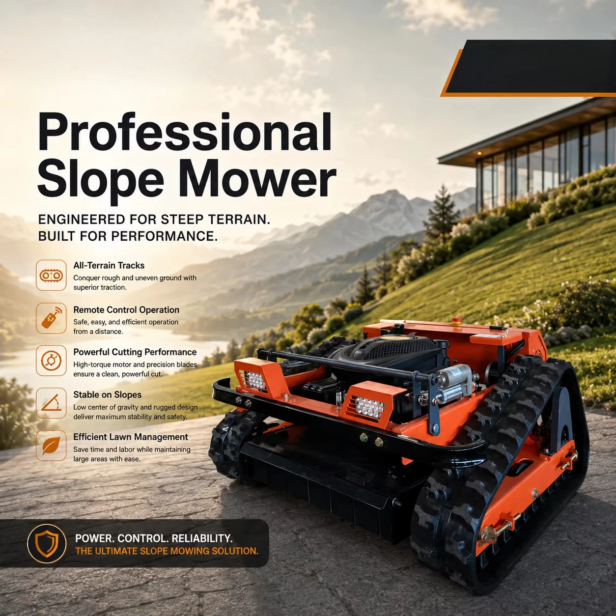 Lawn Mower Gas Powered 21 Inch Self Propelled 3 in 1 Mulching for Garden Yard Grass Cutting Customized