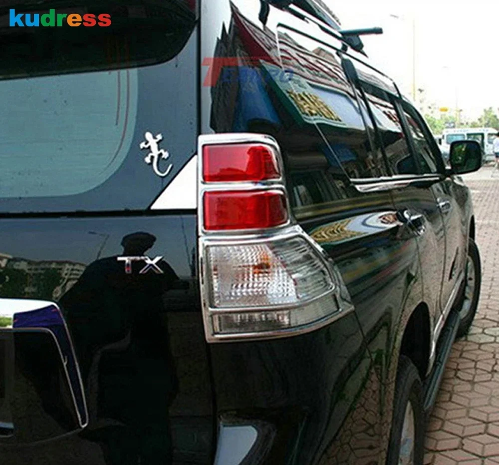 

Накладка на задний фонарь для Toyota Land Cruiser Prado J150 2010-2012 2013, хромированная рамка заднего фонаря, автомобильные аксессуары