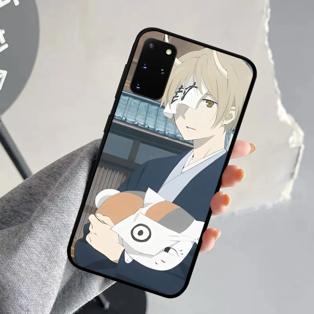 Natsume Yuujinchou Cat Phone Case For Samsung S 9 10 20 21 22 23 30 23plus lite Ultra FE S10lite Fundas