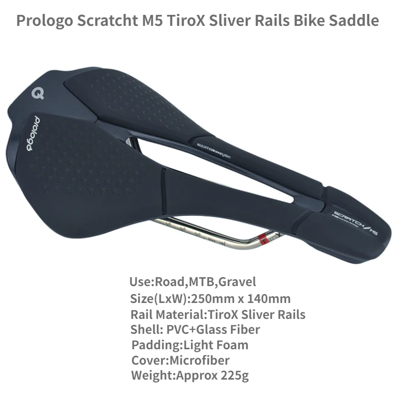 Prologo Scratch M5 Pas Pro T2.0 Steel/Tirox Sliver/ Tirox /Nack
