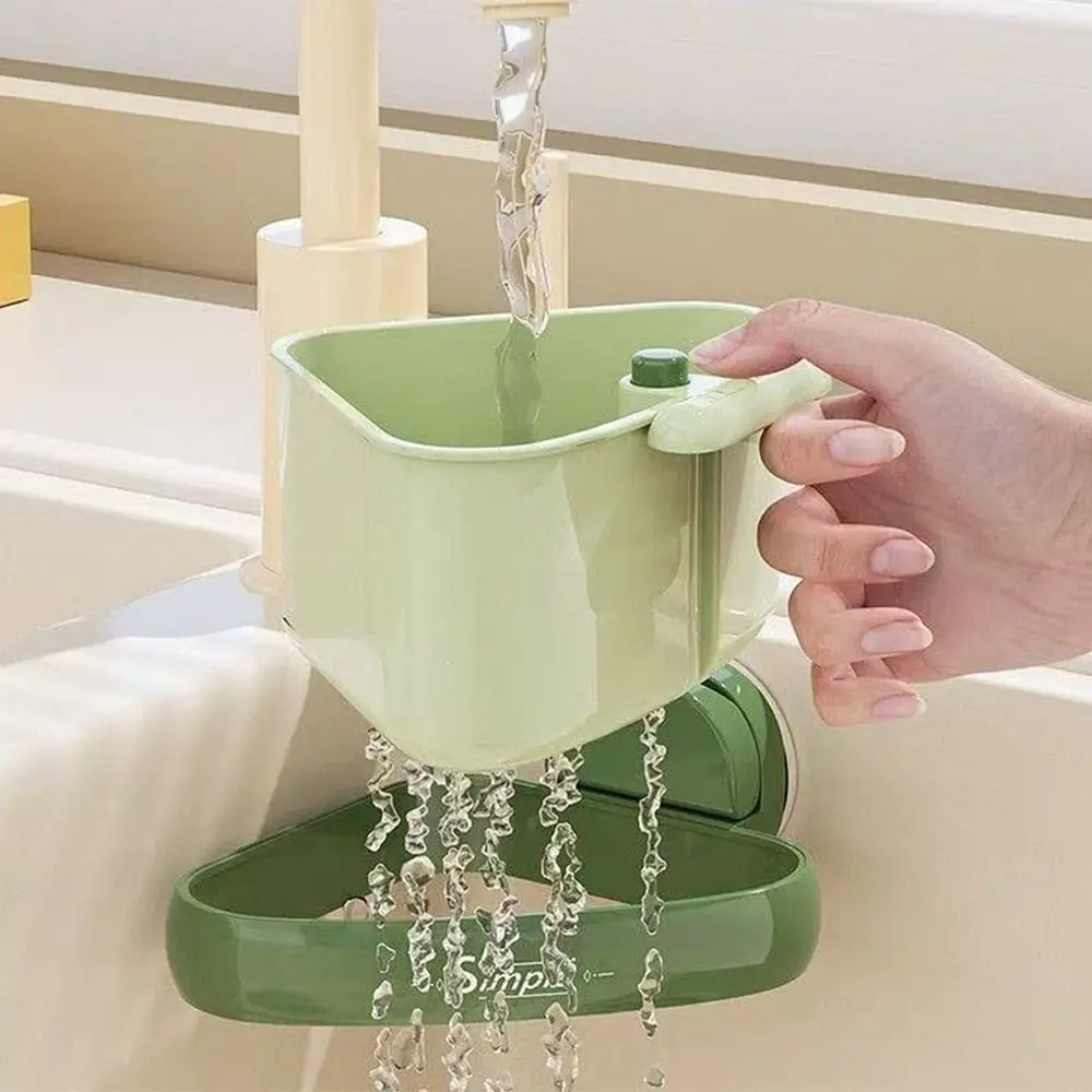 

Push-type Corner Sink Strainer Separate Anti-leak Sink Filter Hanging Basket Large Capacity One-touch Opening and Closing
