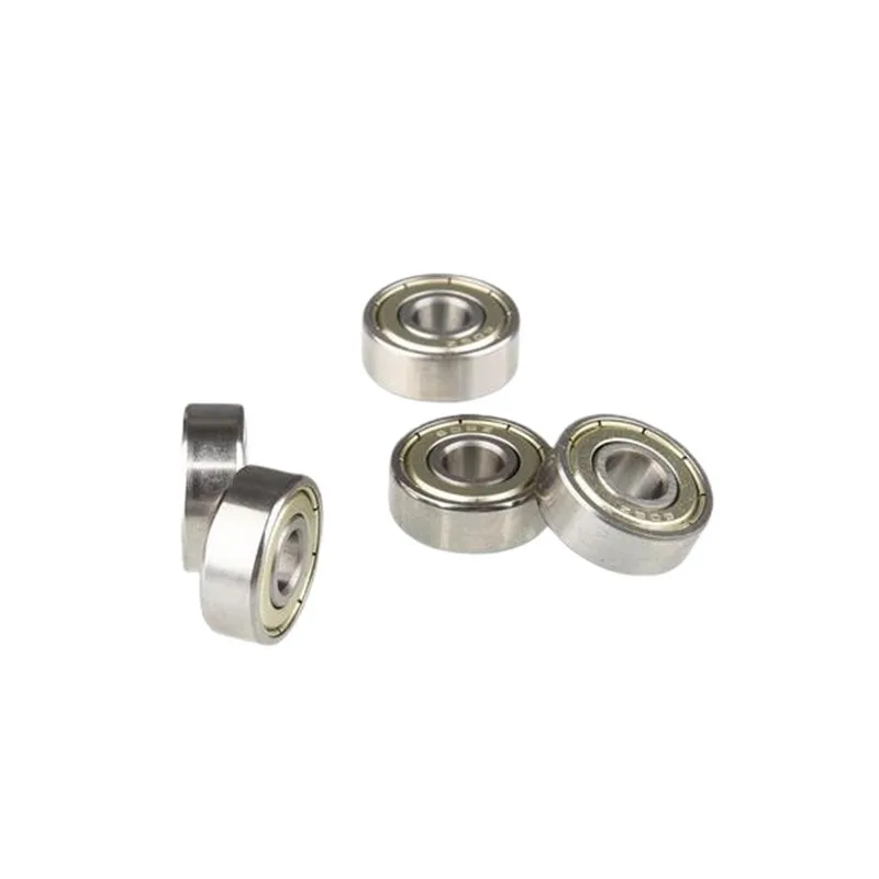 10PCS ABEC-7 Flange Ball Bearing 608zz 623zz 624zz 625zz 635zz 626zz 688zz 3D Printers Parts Deep Groove Flanged Pulley Wheel