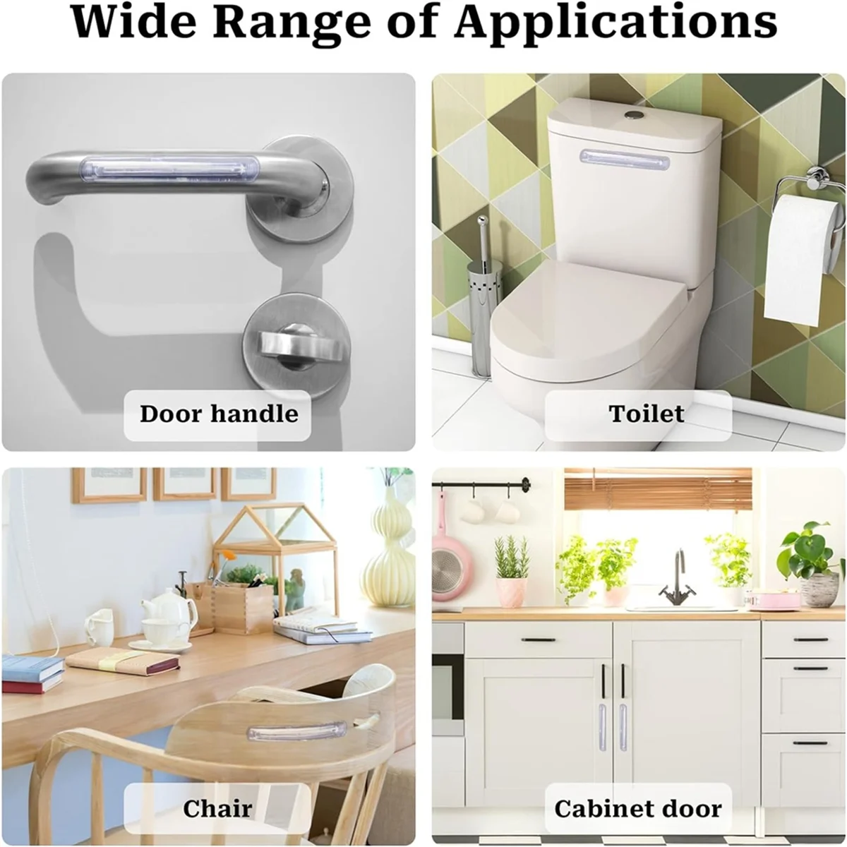 A04I Rubber Chair Wall Protector From Chair Back,6 Pack Clear Furniture Bumpers Silicone Cabinet Door for Shower Doors,Drawer image 5