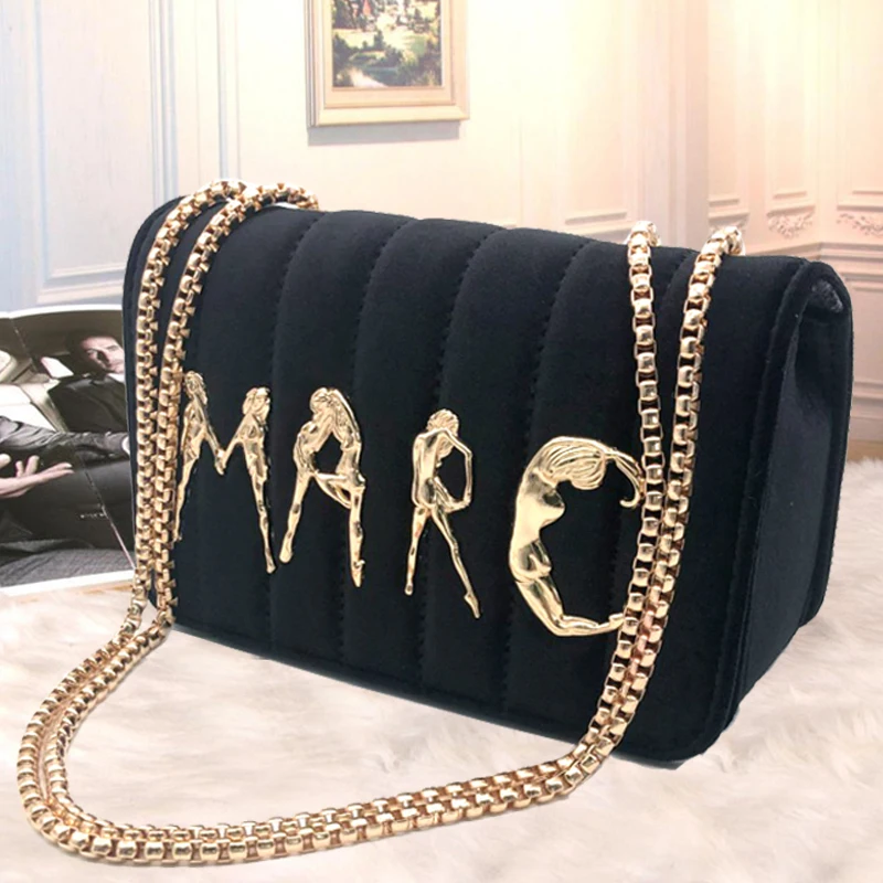 Luxury Quality Plush Crossbody Bags For Women Designer Brand Small Handbags Chain Shoulder Messenger Bags Ladies Purser Hand bag