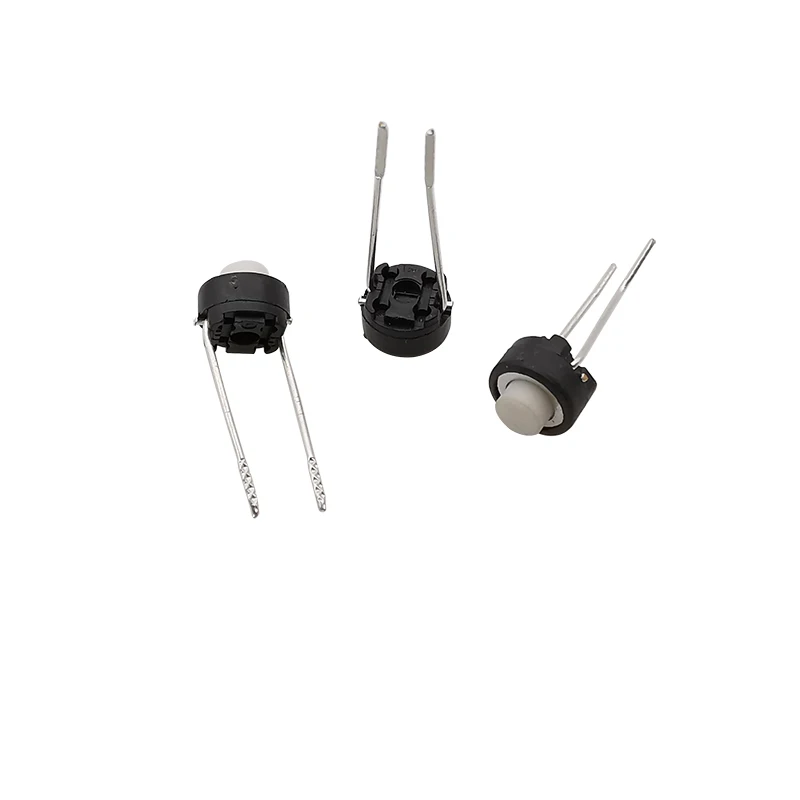 6x6x5mm Tactile Tact Push Button Switch Tactile Momentary Switch 6*6*5mm 2 Pin DIP Round ON/OFF Keys Mini Micro Switches