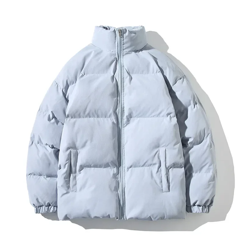 2023 neue Winter jacke Männer Parkas verdicken warmen Mantel Herren Stehkragen einfarbig lässig Parka Frauen Mode neue Streetwear 5xl