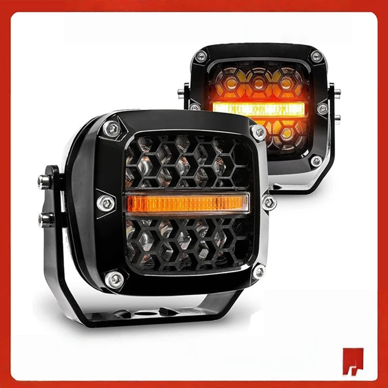 

3.5-inch LED Motorcycle Running Light Work Light ATV Off-Road Light 60W Honeycomb Work Light Spotlight