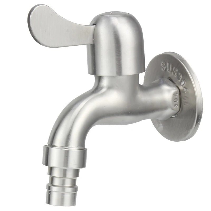 304 حديقة من الفولاذ المقاوم للصدأ تطيل سريع الفتح، الغسالة، صنبور الماء البارد، صنابير حمام السباحة الممسحة #2