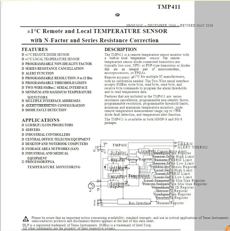 10Pcs TMP411ADR T411A TMP411AD TMP411ADGKR 411A TMP411BDR T411B TMP411BDGKR 411B TMP411CDR T411C TMP411CDGKR 411C Novo original