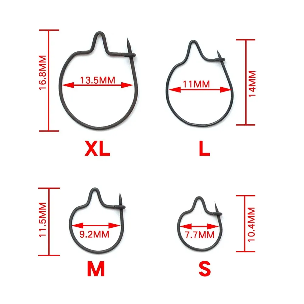 Hirisi 20 قطعة صيد سمك الشبوط معالجة يرقة كليب الكارب الصيد اكسسوارات ل الكارب الطعم 4 الحجم المتاحة AG023