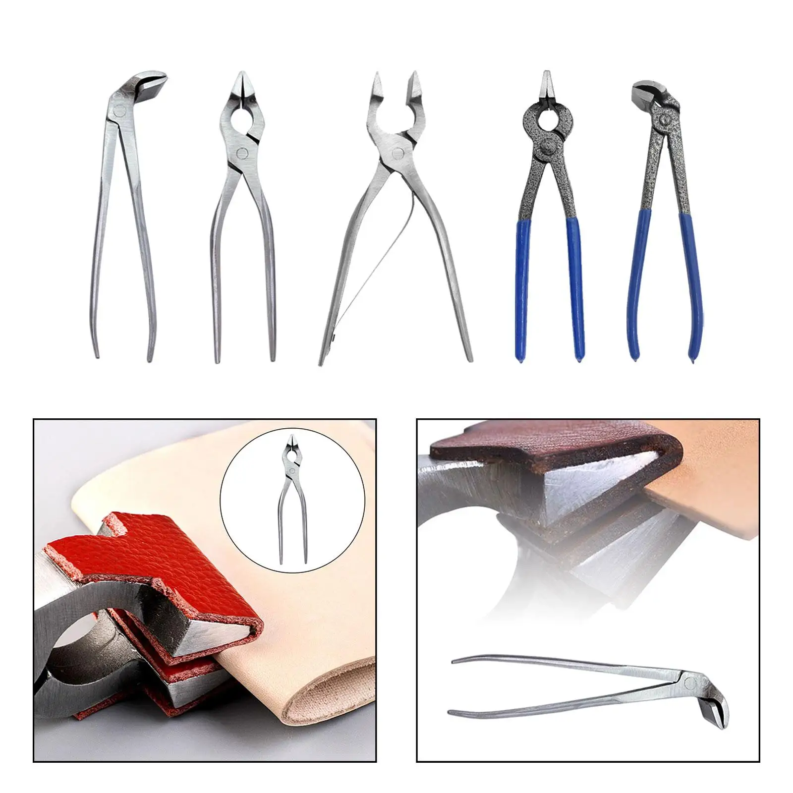 Leather Clamp Plier Leather Bag Making Pliers Durable for Belt Bag Wallet DIY