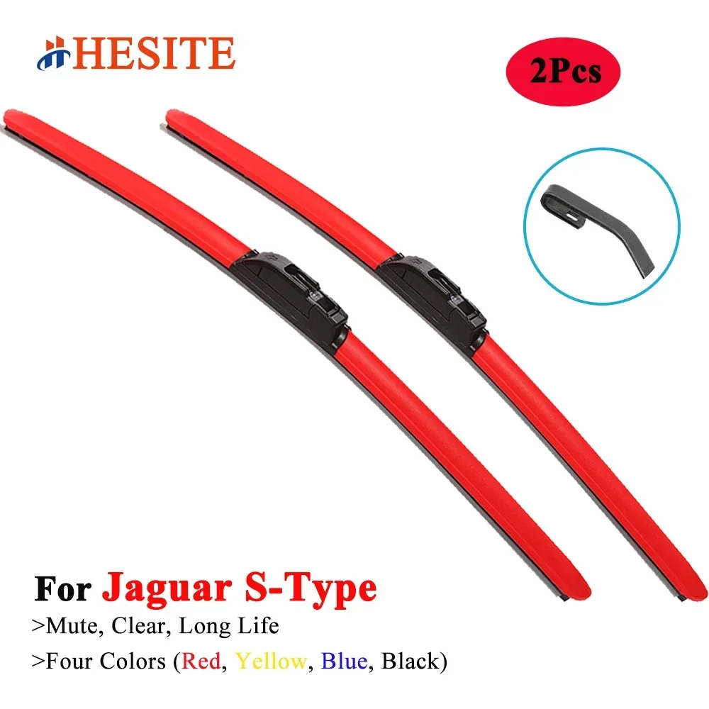 

HESITE Colorful Windshield Wiper Blade For Jaguar S-Type X200 Sedan 1999 2000 2002 2003 2005 2006 2007 2008 Car Exterior Brushes