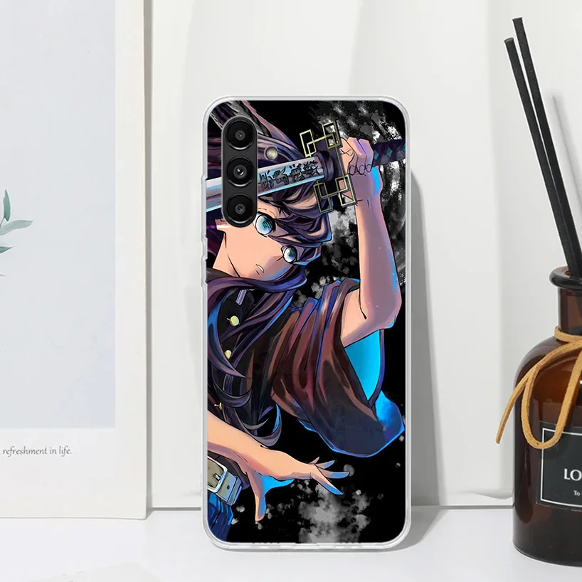 Demon Slayer Tokitou Muichirou Phone Case For Samsung Galaxy A15 A25 A35 A55 A14 A24 A34 A54 A13 A23 A33 A53 A12 A22 A32 A52 A05