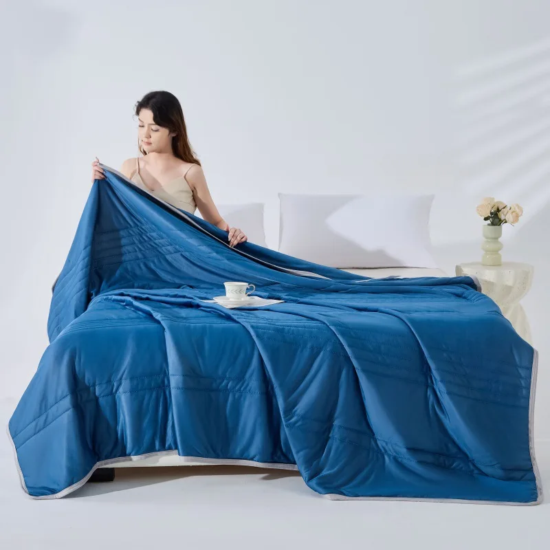 Class A summer cool quilt cold silk single double air conditioner quilt solid color cold summer quilt