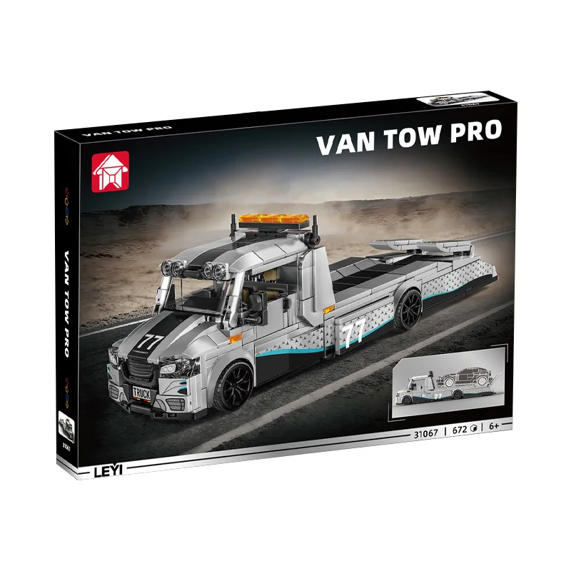 

В НАЛИЧИИ 31067 Конструктор MOC: Модель грузовика Sprinter с переоборудованным прицепом, строительные блоки, игрушки для сборки для мальчиков, рождественский подарочный набор