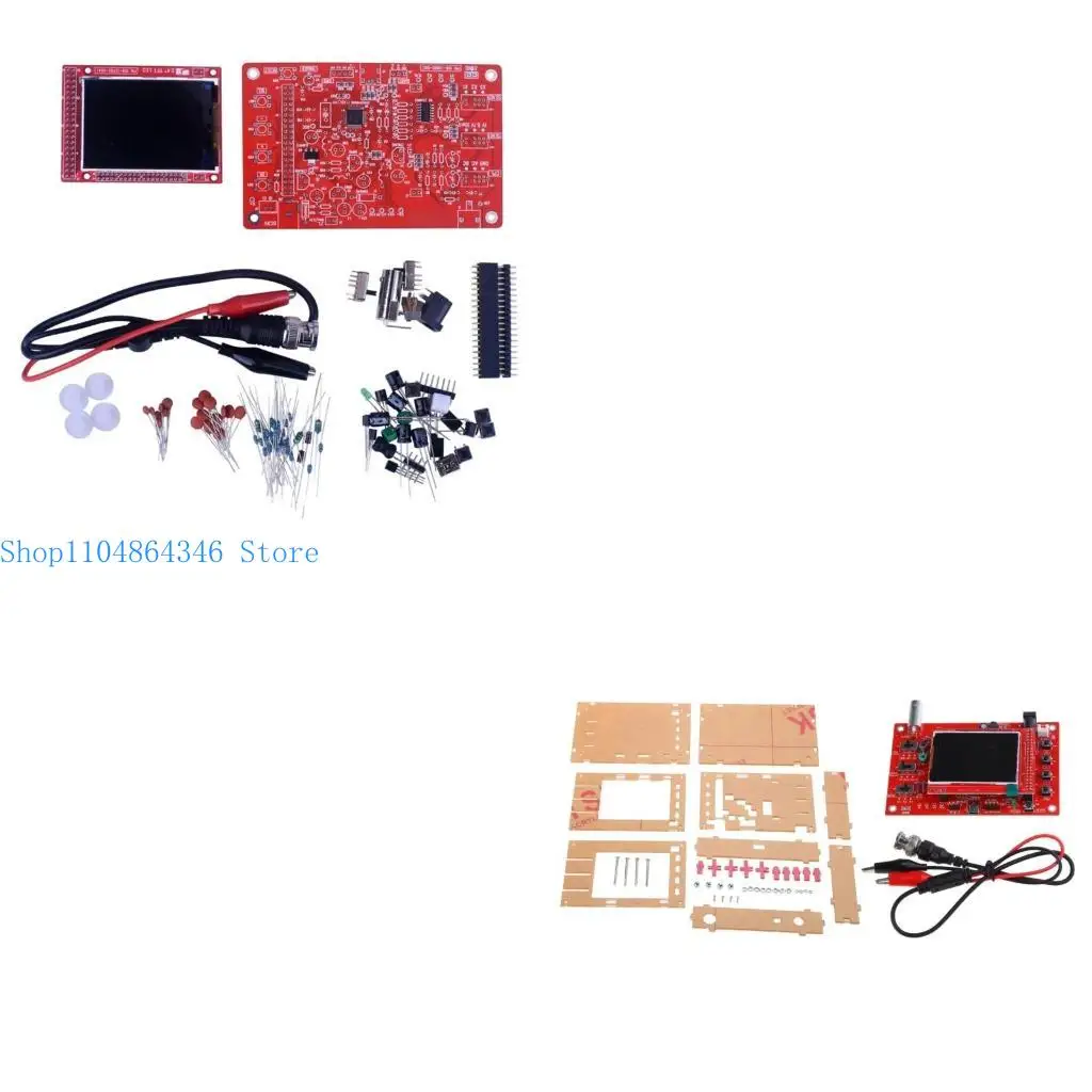 

5ASD DIY комплект осциллографа с 2,4 "TFT -дисплеем Полный набор обучения электронике