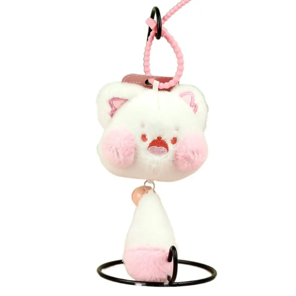 

Модный плюшевый брелок с длинным хвостом и котом, ПП, хлопок, плюшевый брелок с мультяшным котом, милый милый плюшевый кукла-кошка, кулон, подарок для пары