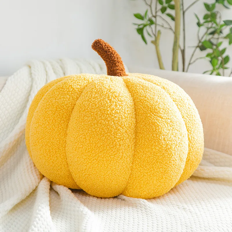 New Pumpkin Pillow Creative Stuffed Vegetable Plush Toys Sofa Cushion Lovely Halloween Funny Room Decor Good Quality Gift