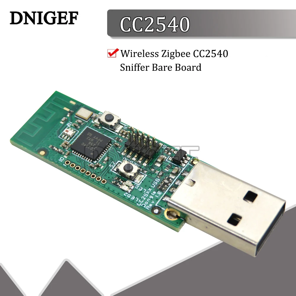 DNIGEF Wireless I/O IO Ports CC2540 Bluetooth 4.0 BLE Adapter USB Interface Dongle Capture Packet Module CC2540