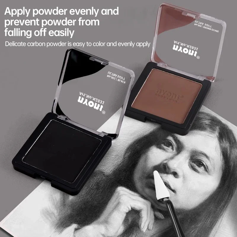 Nyoni 6colors Dry Wet Sketch Toner Paint Graphite Charcoal Color Powder Ultra Soft Artist Pastel Graphite Art Supplies view 3
