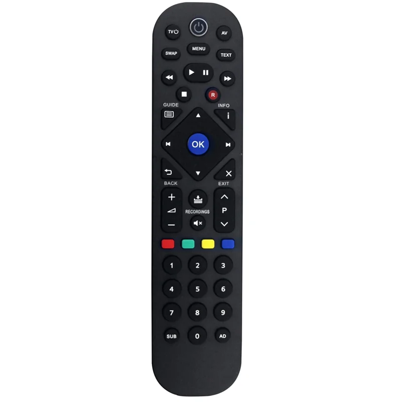 Replace T2-R Remote Control For Manhattan T2-R Freeview HD Recorder Remote Control
