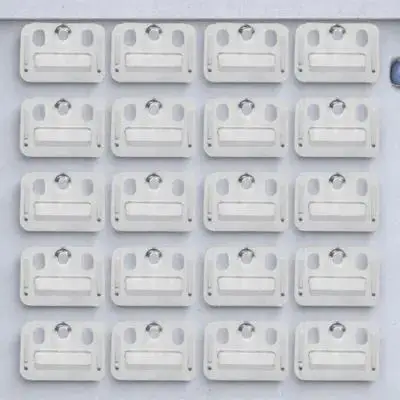 

100 Pcs Stainless Steel Quick Loading Plate Accessories 43x32 Durable Wall Panel Buckle Clamp Fixing Piece Furniture